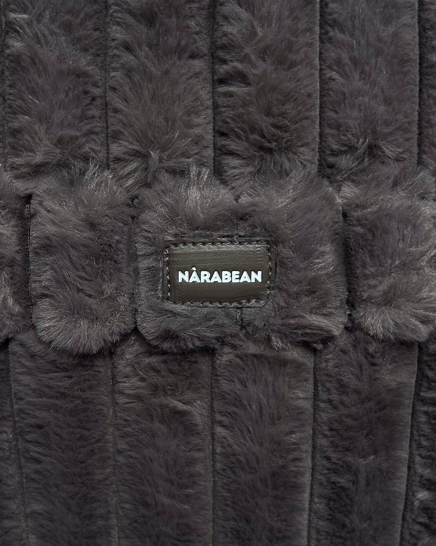 Ash Fur Beanbag Lounger