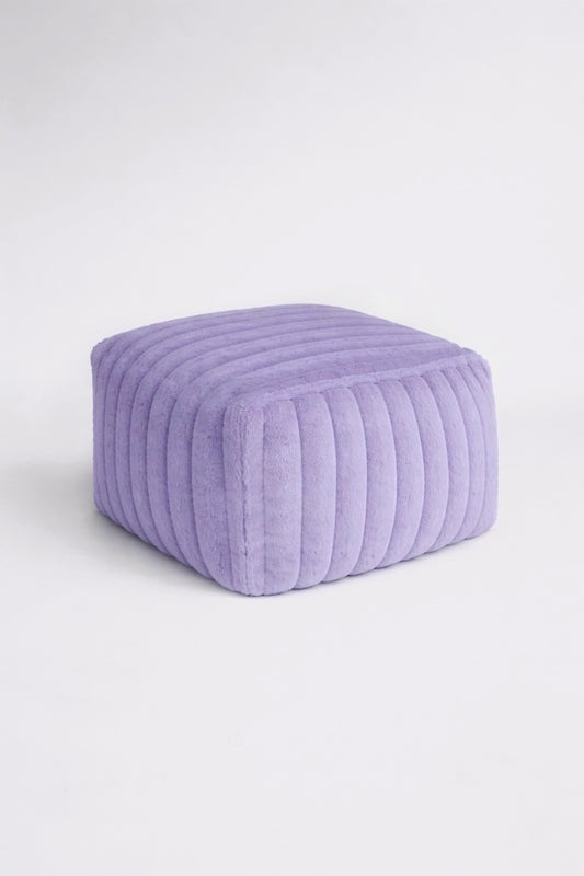 Petal Fur Ottoman