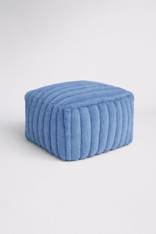 Sky Fur Ottoman